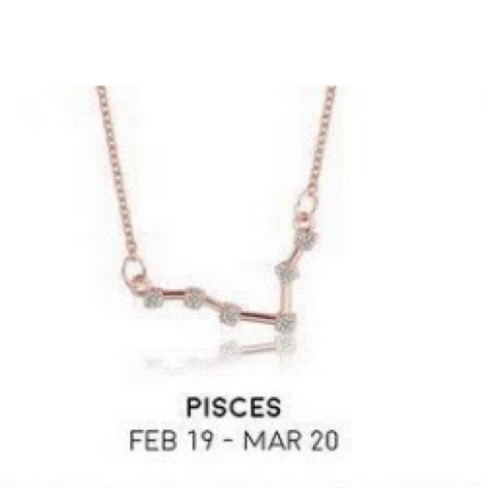 Pisces Zodiac Necklace